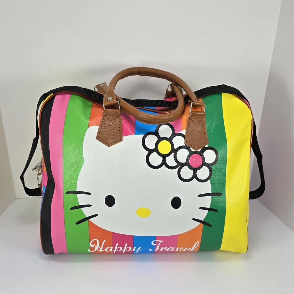 Guiguishangdian hello kitty print large travel bag